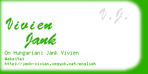 vivien jank business card